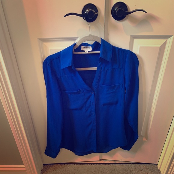 Blue express blouse - Picture 1 of 1